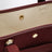 Borsa tote Traversée S burgundy in feltro