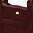 Borsa tote Traversée S burgundy in feltro