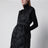 Black belted sleeveless down jacket