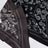 Black/mud triangular bandana scarf