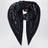 Navy blue/burgundy triangular bandana scarf