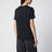 T-shirt Zewel à logo en lin noir