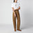T-shirt Zewel con logo bianca in lino