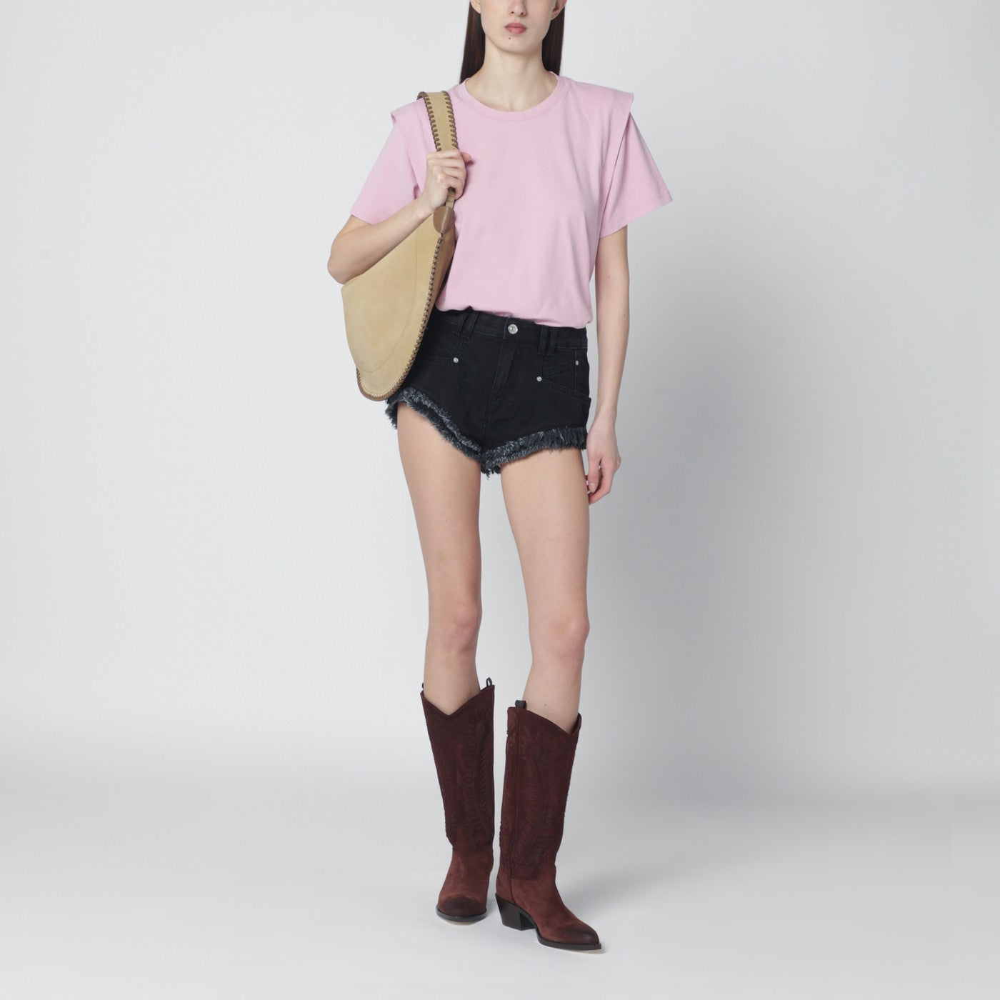 Zelitos pink cotton T-shirt
