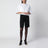 White oversized T-shirt with structured shoulders