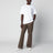 T-shirt blanc avec logo en gros-grain