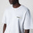 T-shirt grigia con logo in Gros Grain