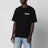 Black T-shirt with Gros Grain logo