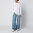 T-shirt a maniche lunghe bianca in cotone