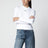 T-shirt Le Gros Grain en coton stretch blanche