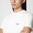 Light Beige Fitted T-Shirt with Grosgrain Logo
