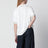 T-shirt Ventadou bianca in jersey effetto carta