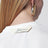 T-shirt Ventadou bianca in jersey effetto carta