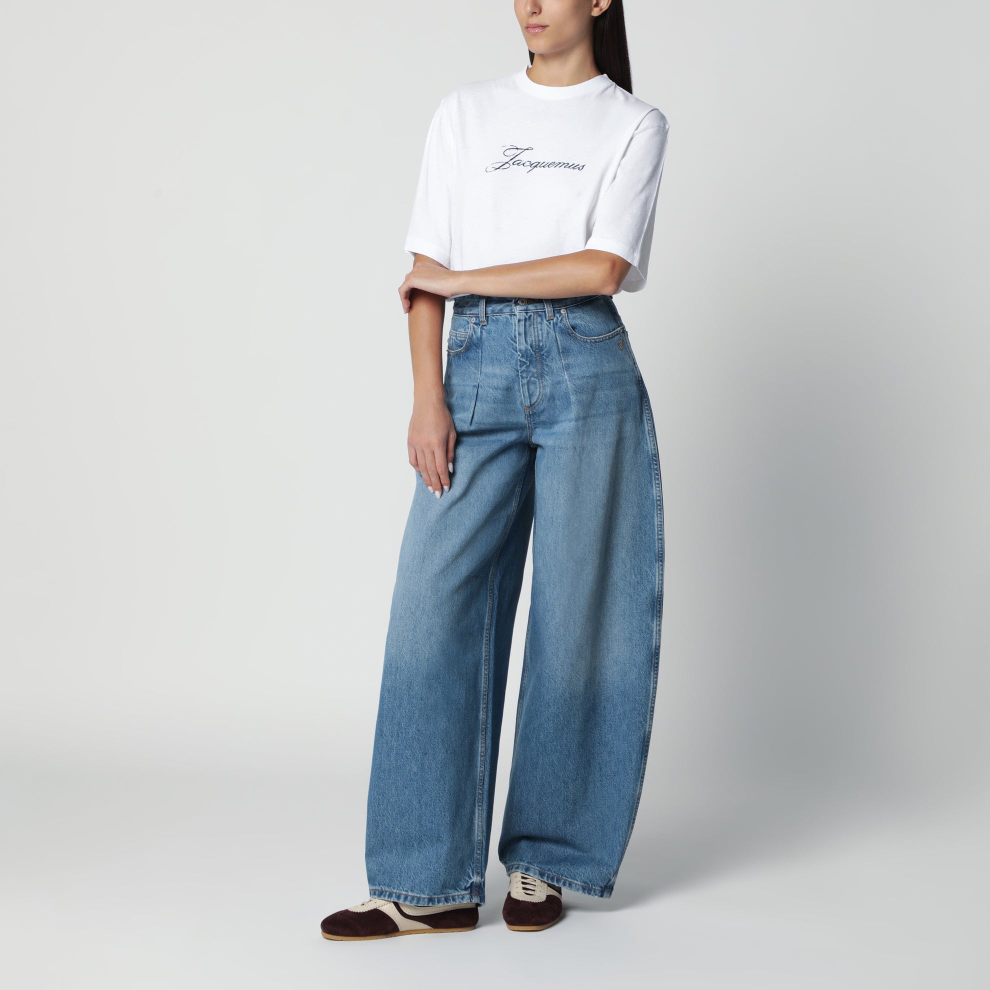 White T-shirt with logo print