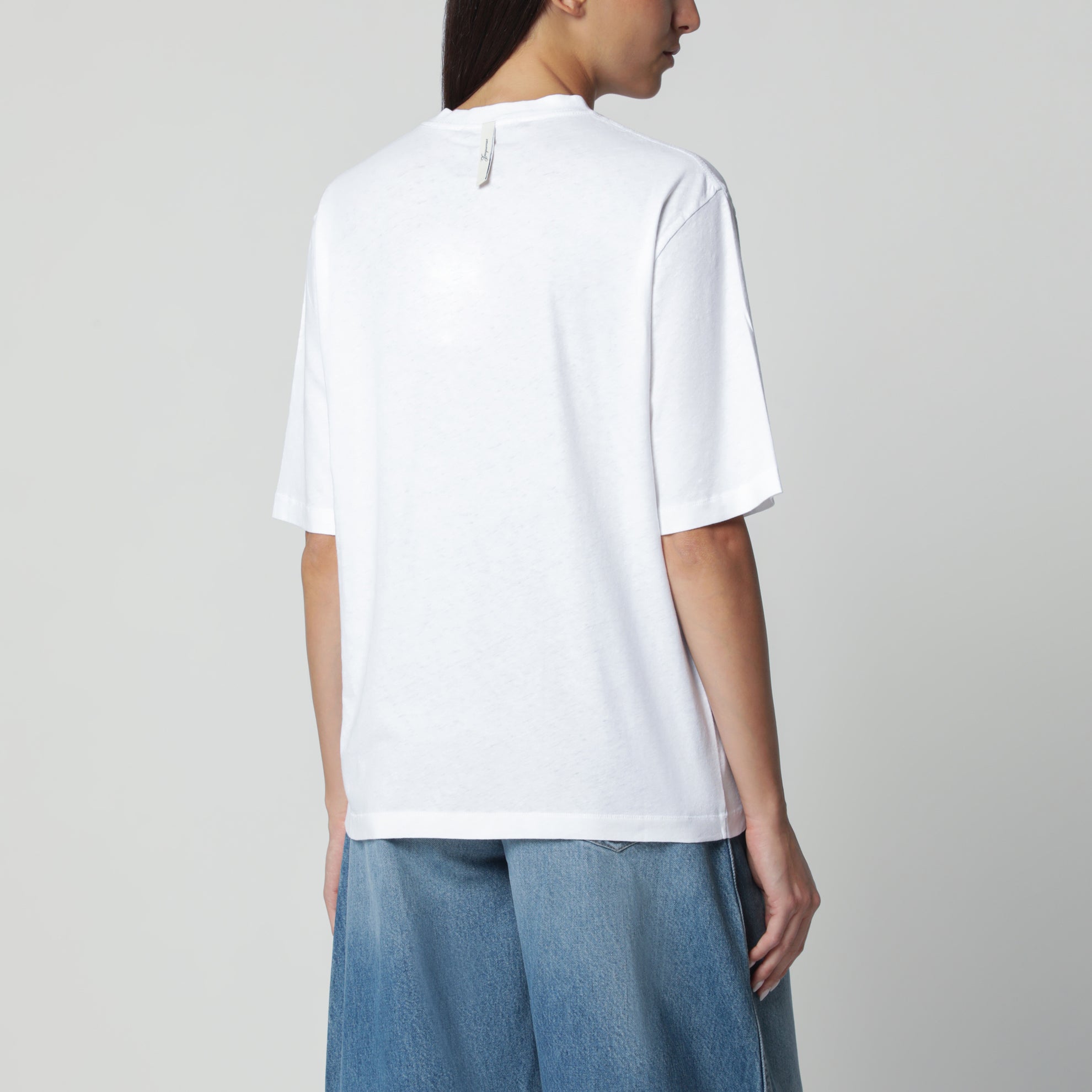 White T-shirt with logo print