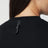 Schwarzes T-Shirt mit Logoprint