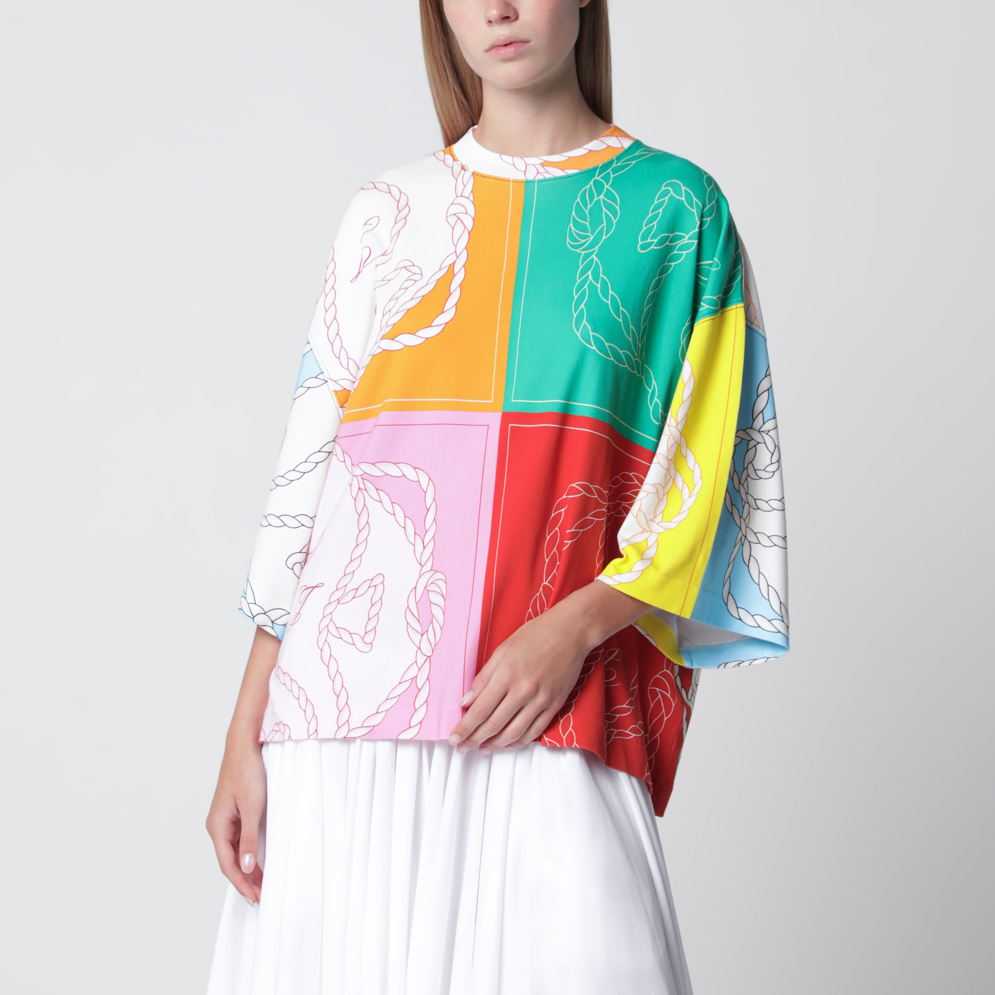 T-shirt Hippocampe multicolore