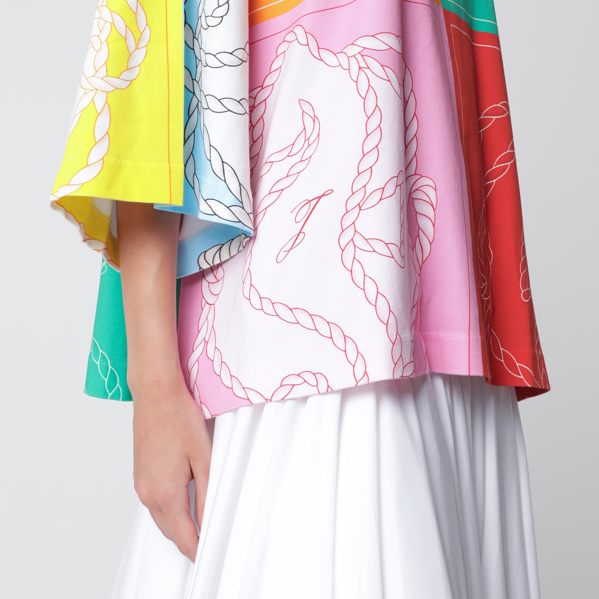 T-shirt Hippocampe multicolore