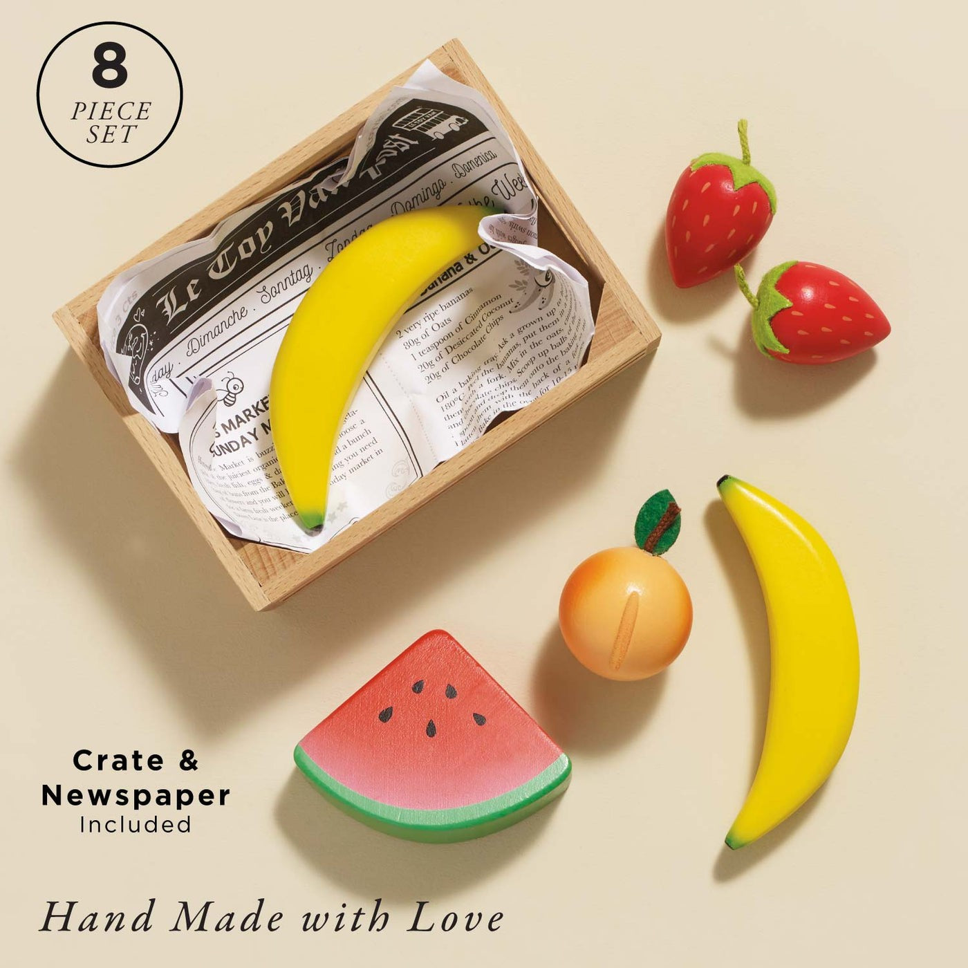 Jeu éducatif caisse de marché avec fruits