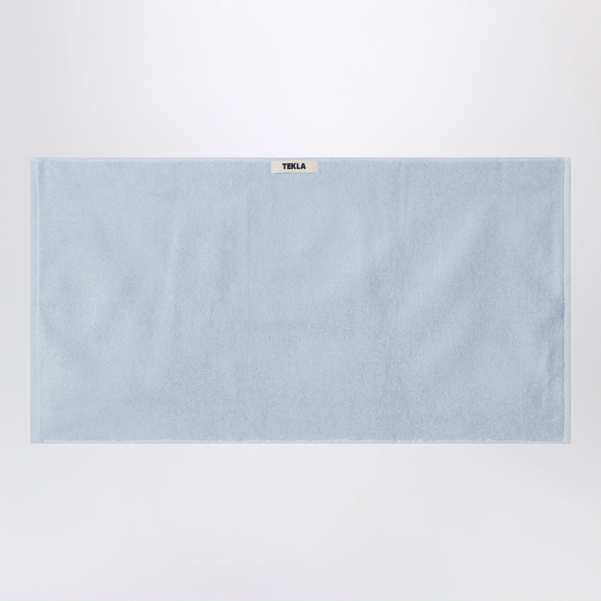 Hellblau gestreiftes Badetuch 50x90 cm