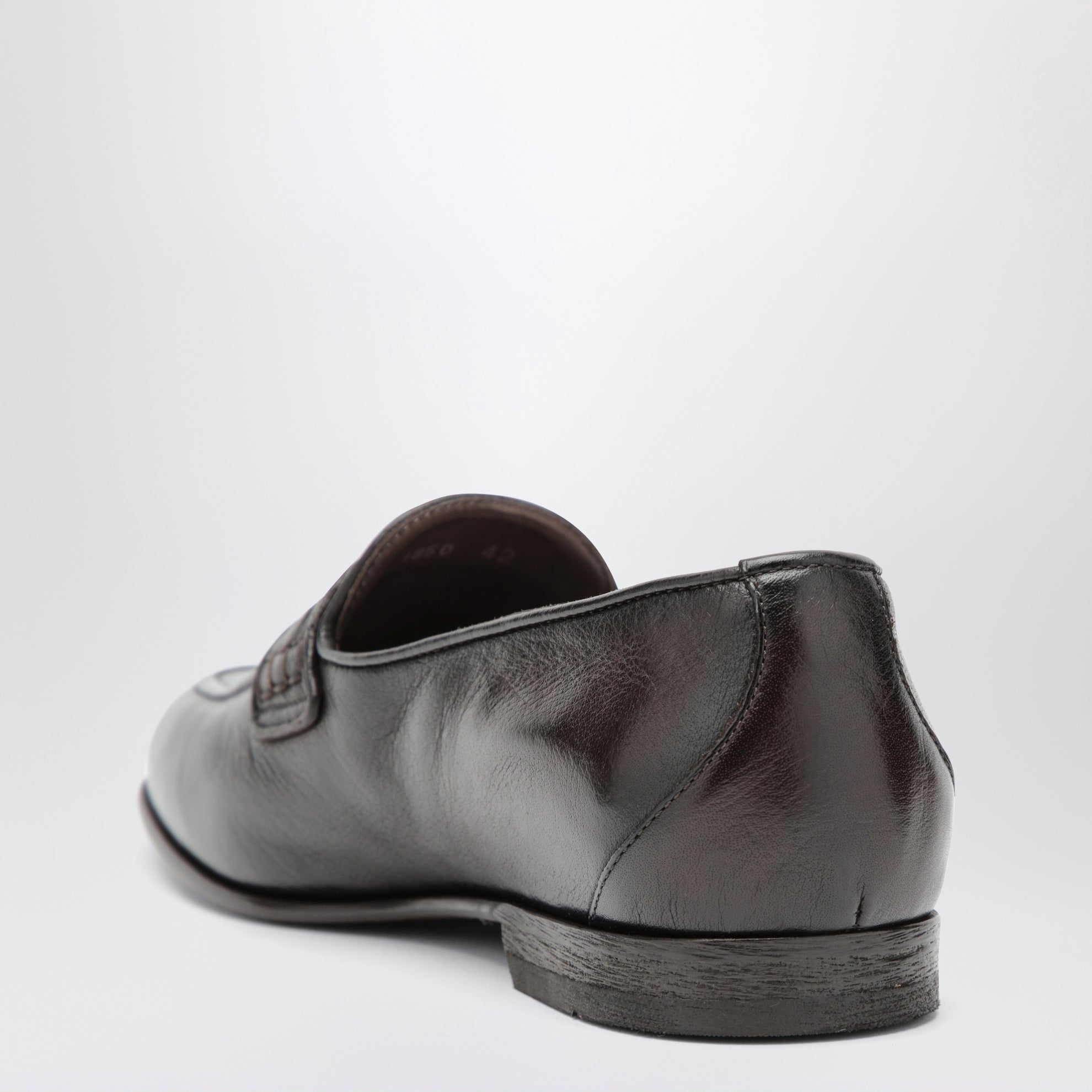 Savio brown leather loafers