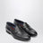 Savio navy blue leather loafers