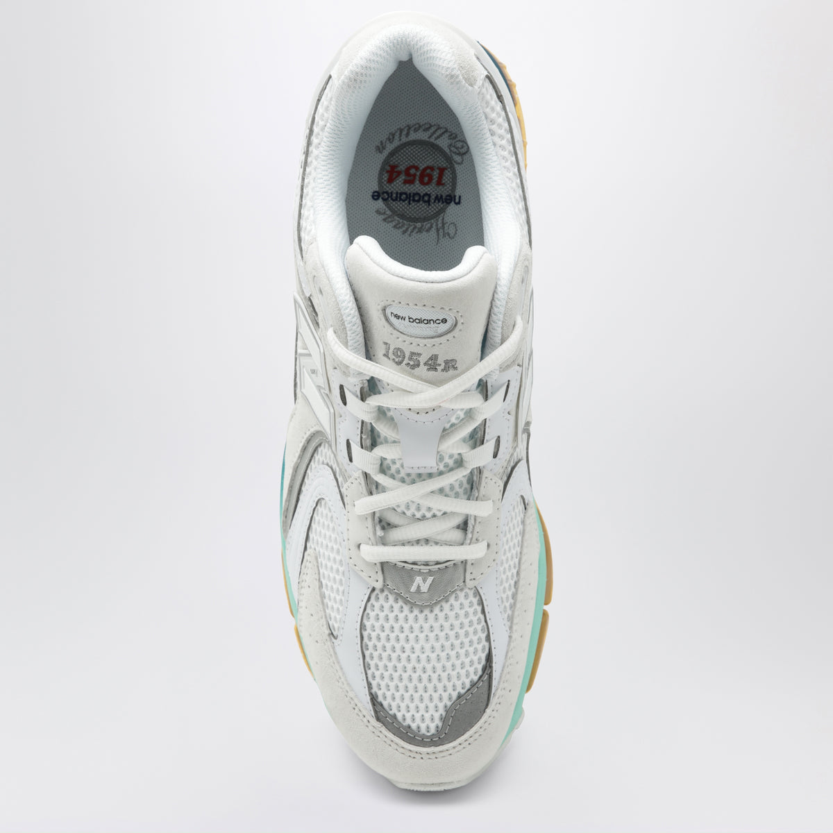 Sneakers 1954R bianche e verde menta