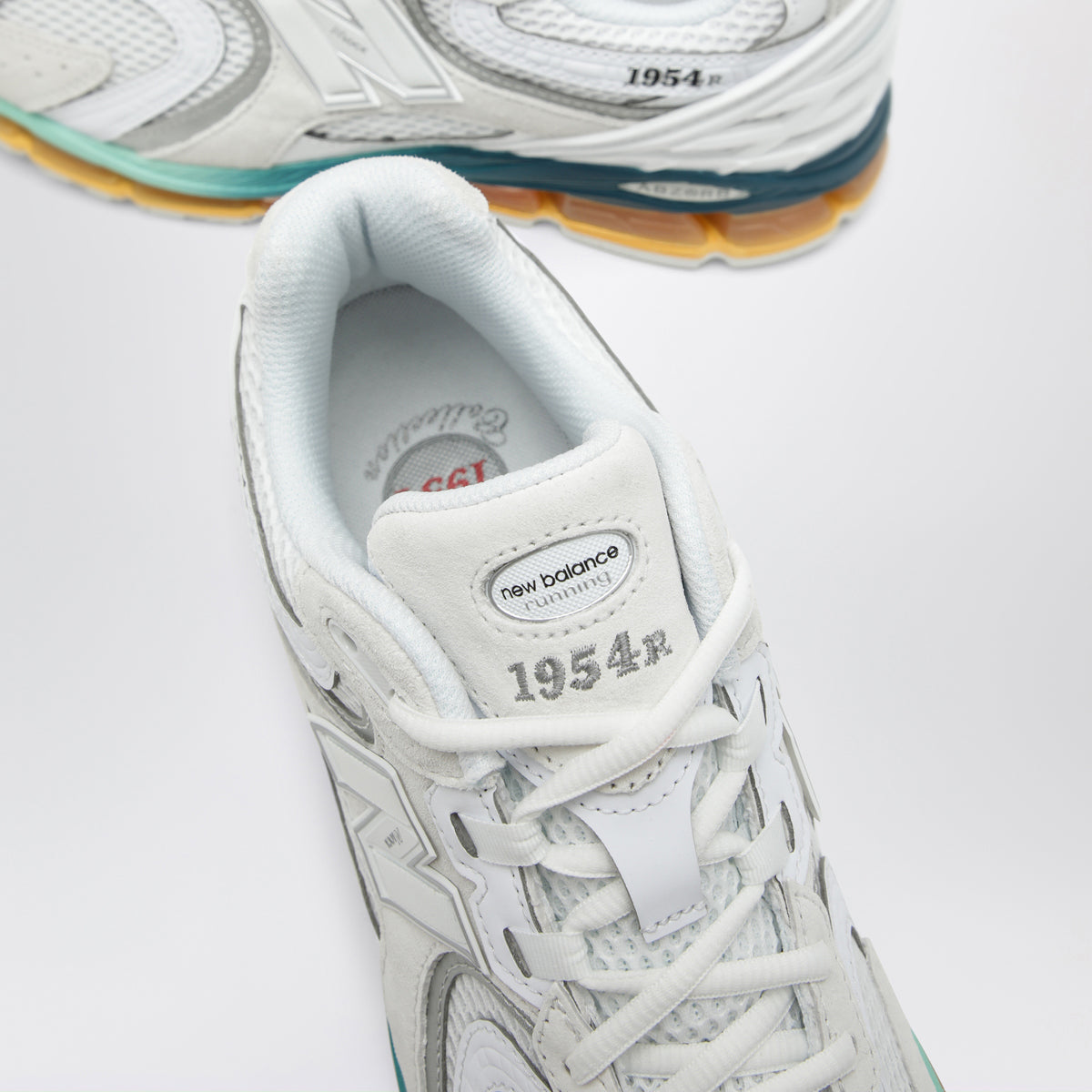 Sneakers 1954R bianche e verde menta