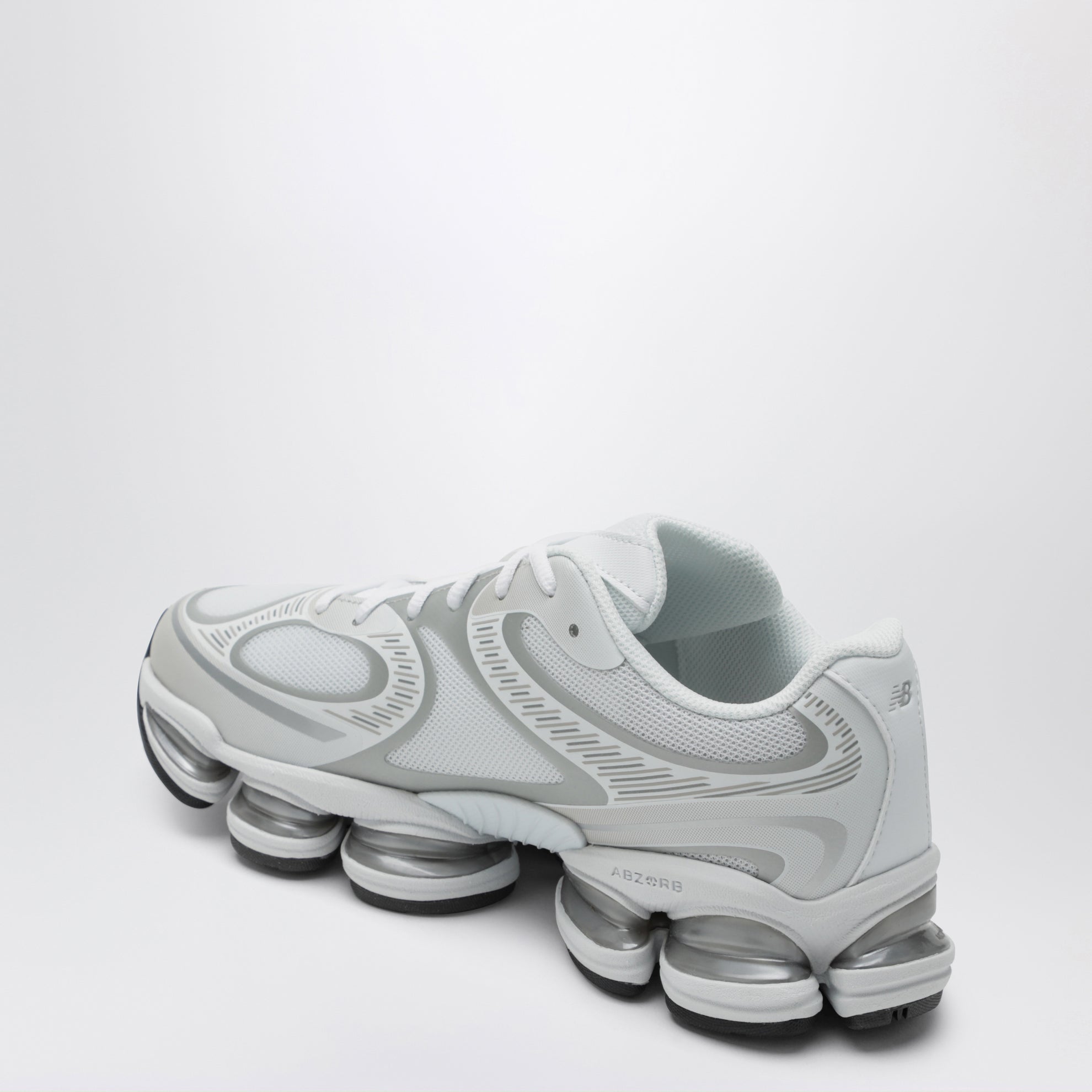 ABZORB 2000 White/Silver Metallic Sneakers