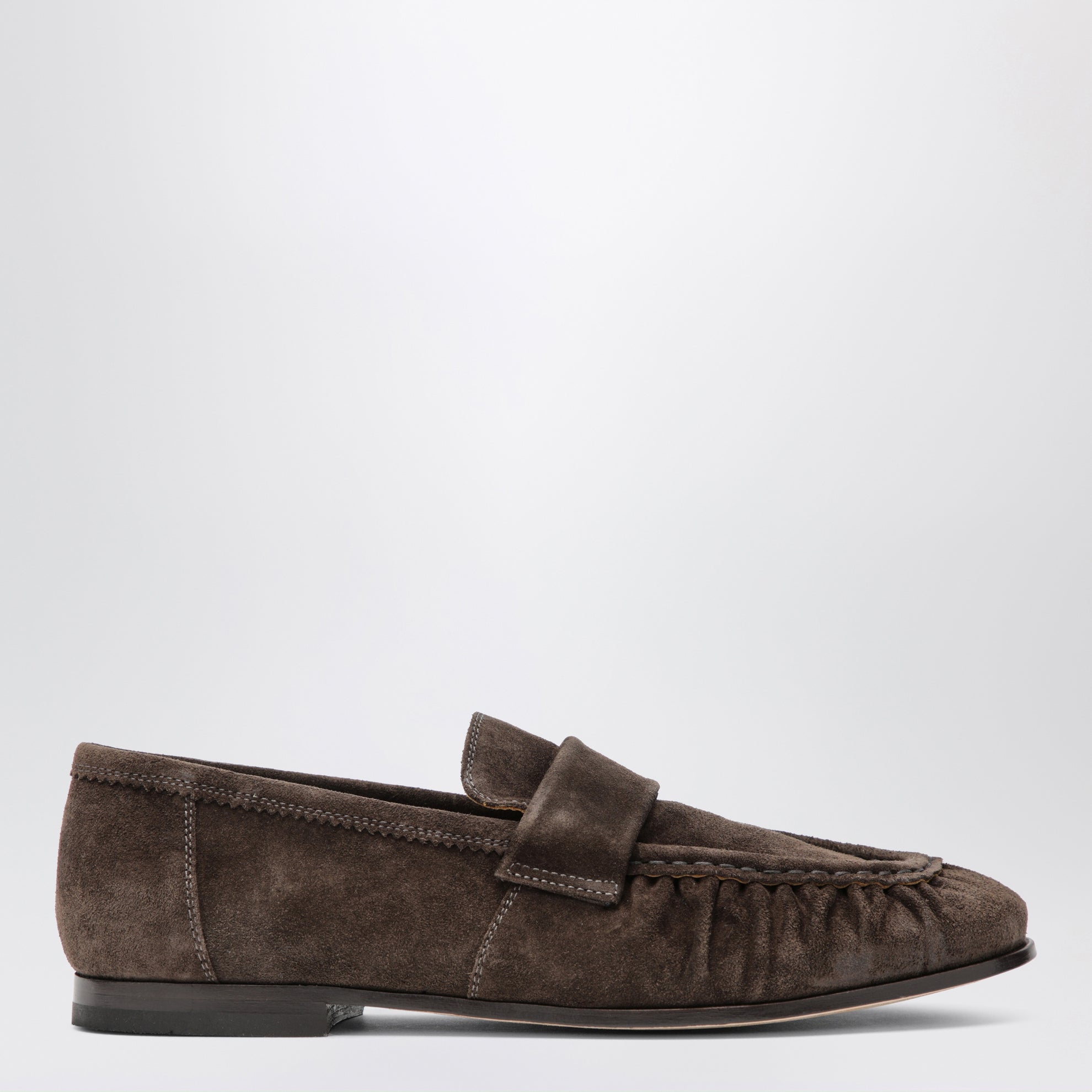 Mocassini Brenta marroni in suede