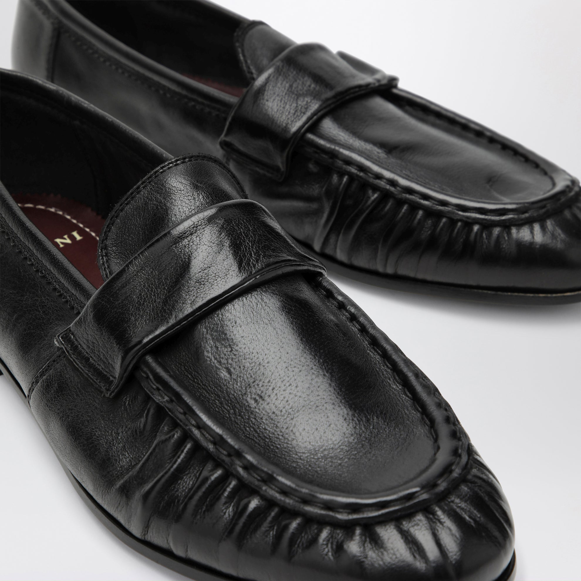 Brenta Loafers Black Leather