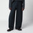 Pantaloni loose blu navy in cotone