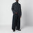 Pantaloni loose blu navy in cotone