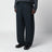 Pantaloni loose blu navy in cotone