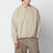 Bomber con zip beige in nylon 