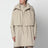 Parka a strati beige in nylon