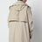 Parka a strati beige in nylon