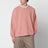 Rosa Rundhals-Sweatshirt aus Baumwolle