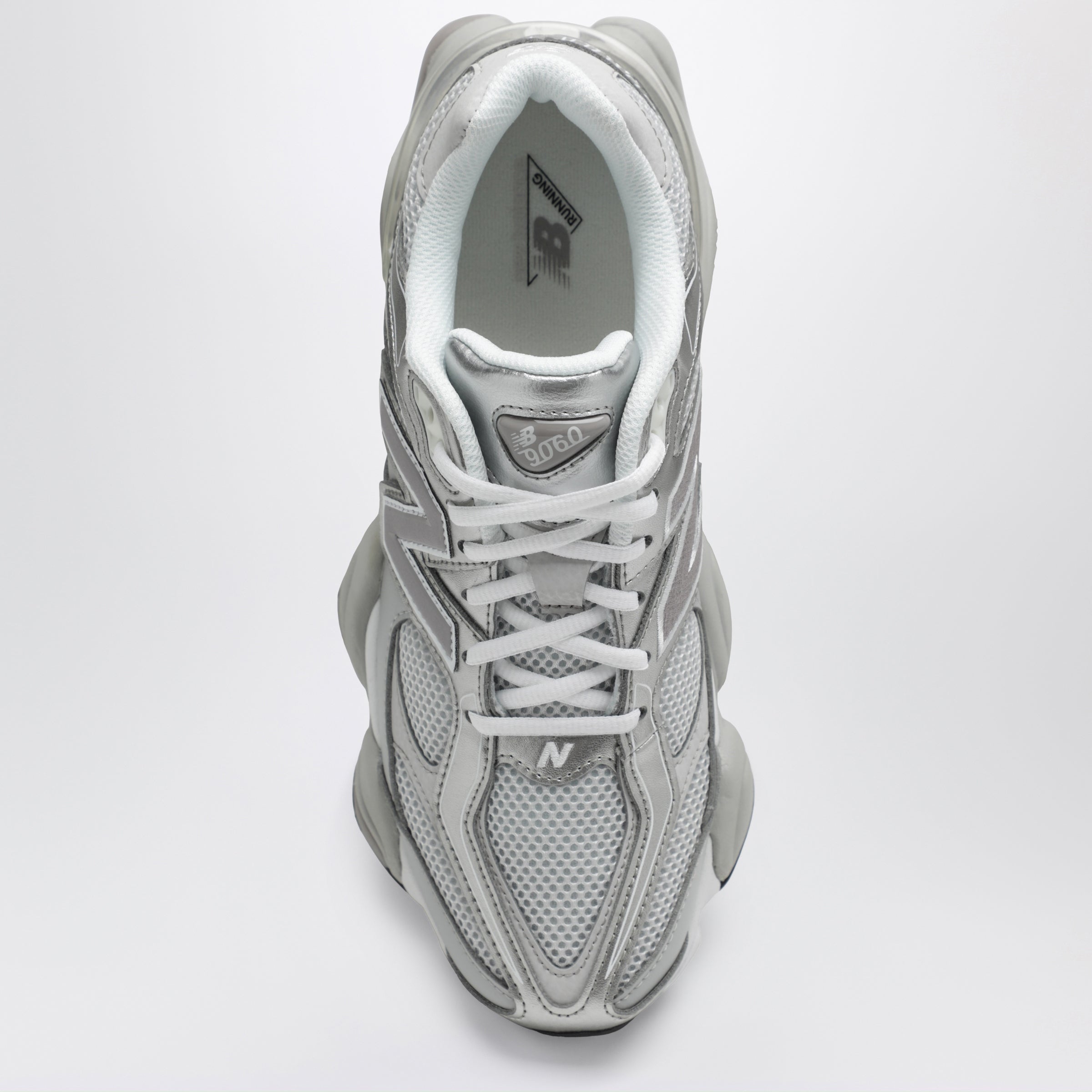 New Balance 9060 Sneakers in Raincloud / Truffle Salt in mesh