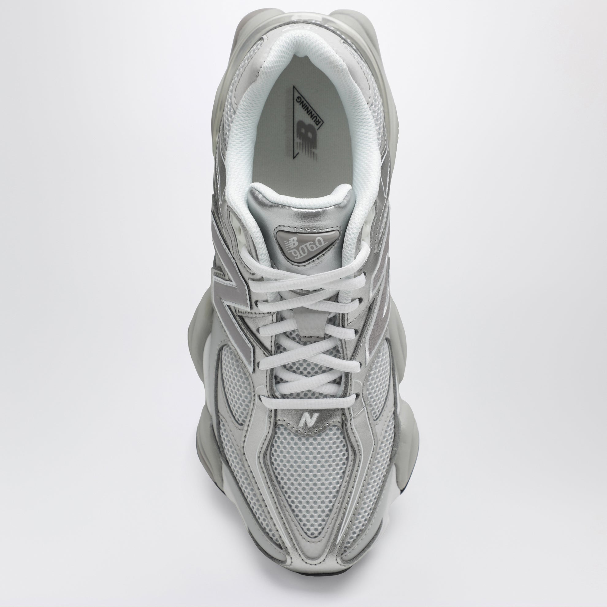 9060 Sneakers in Raincloud / Truffle Salt in mesh