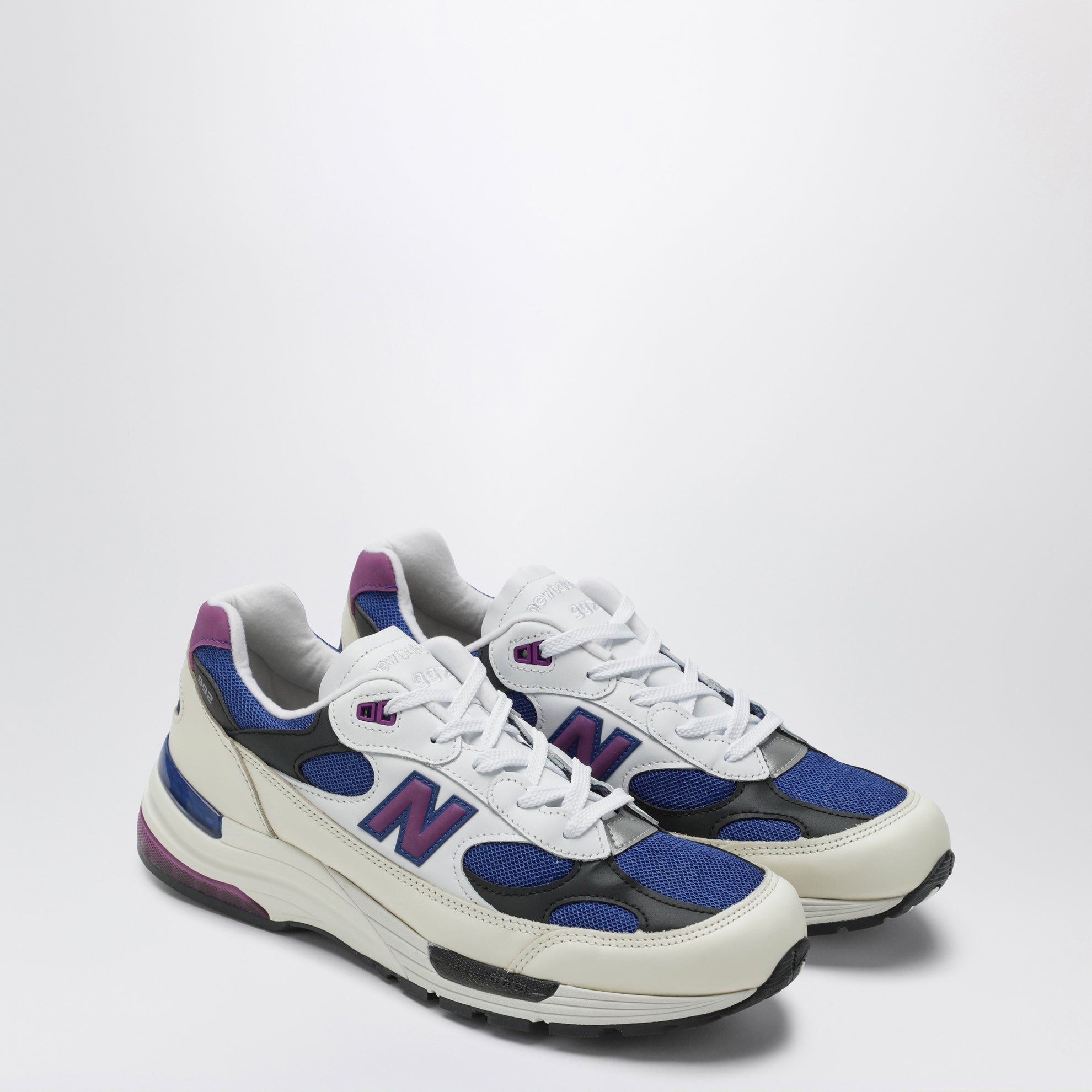 Baskets Made in USA 992 Blanc/Bleu