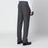 Ebony double-breasted suit in virgin wool