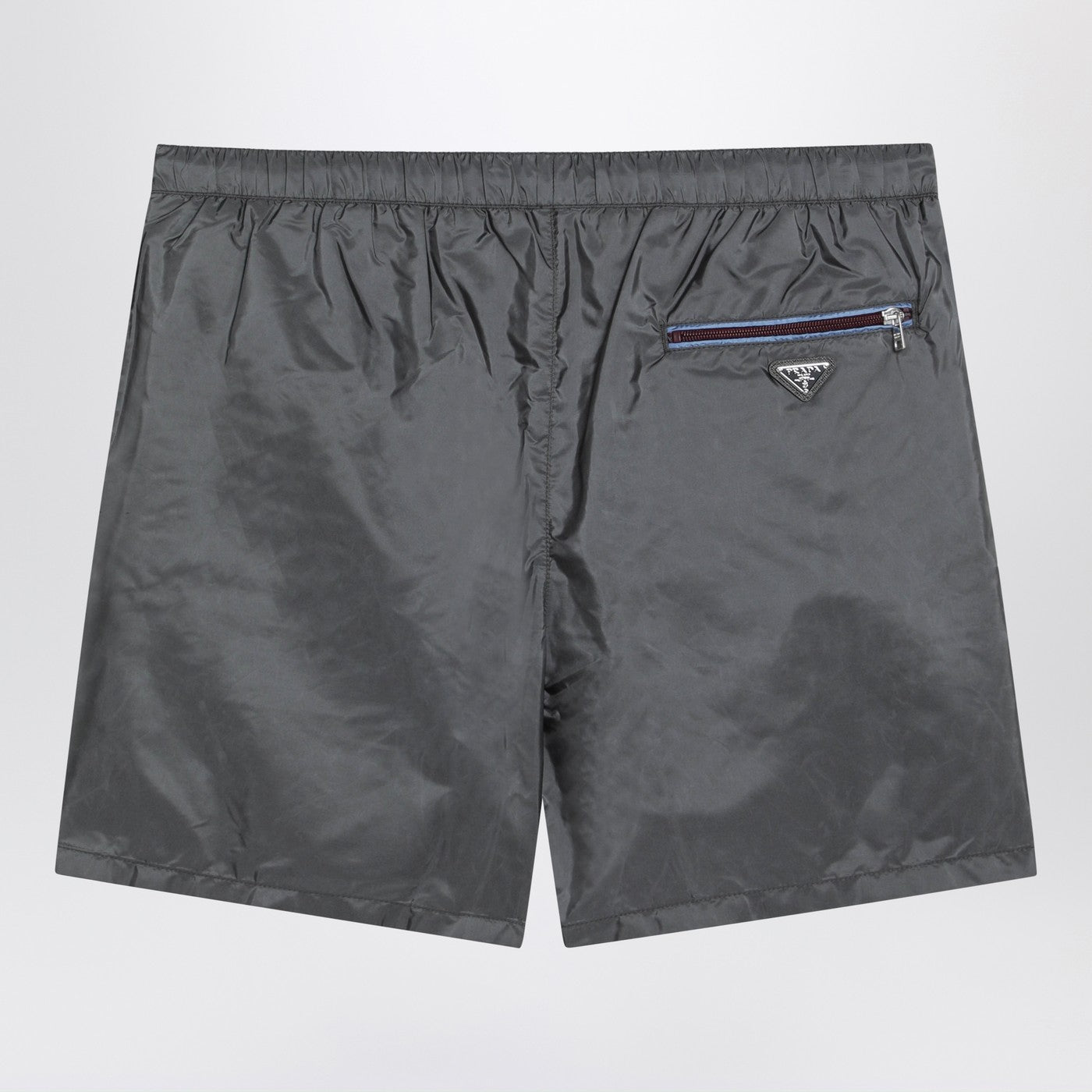 Graue Badehose aus Re-Nylon