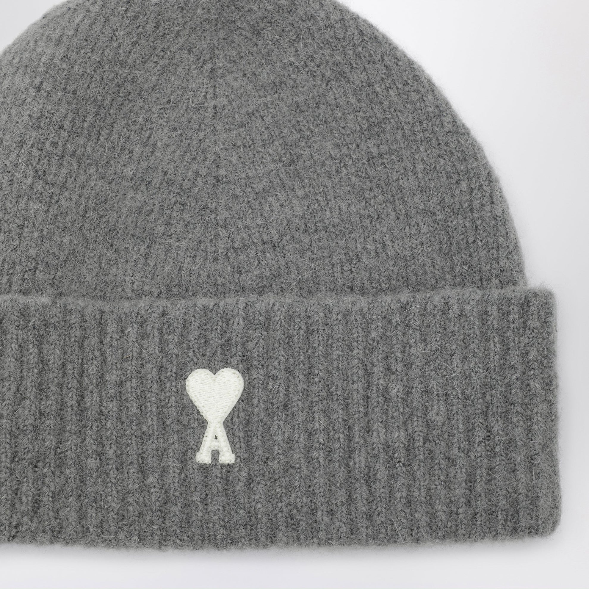 Ami de Coeur grey wool-blend beanie