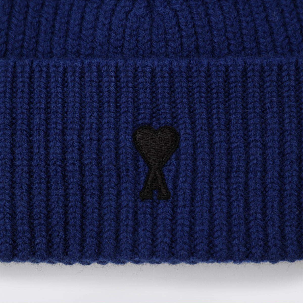 Ami de Coeur beanie in electric blue wool blend