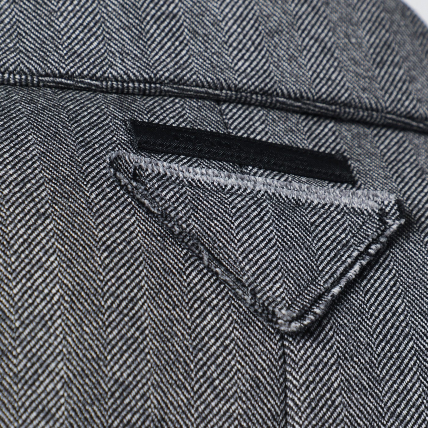 Gray single-breasted wool coat