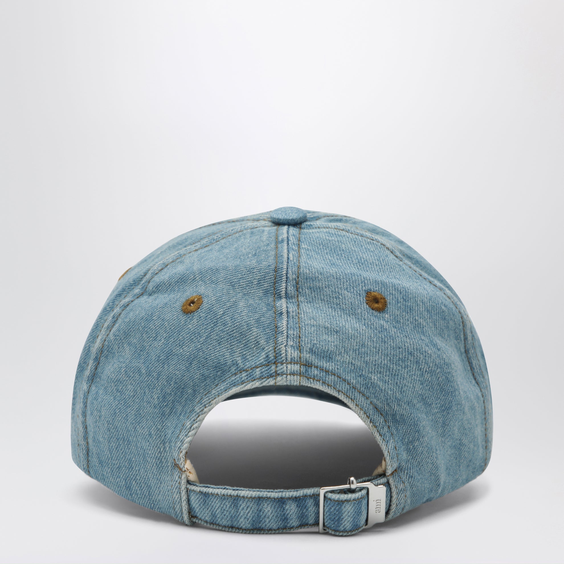 Casquette Ami de Cœur en denim de coton bleu