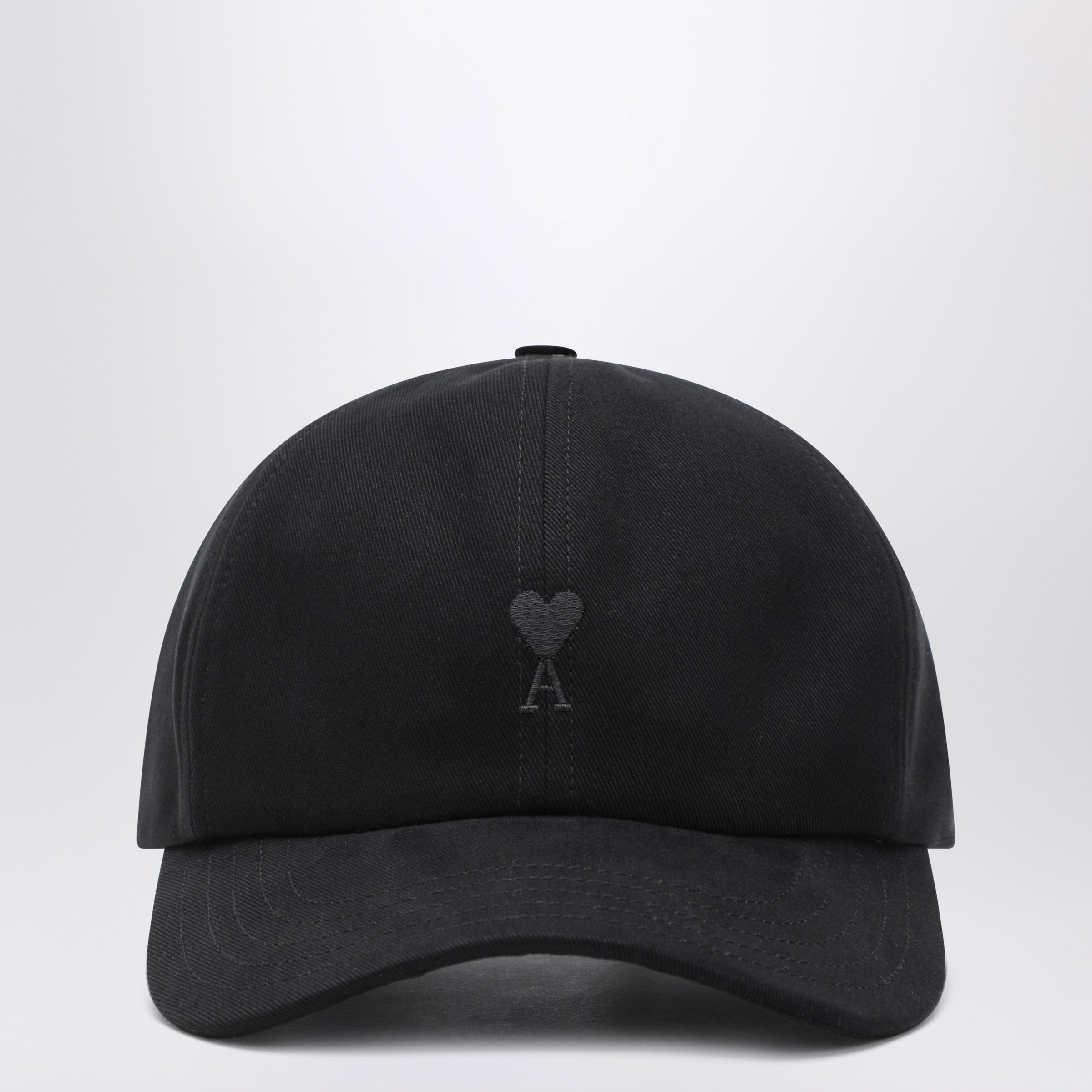 Ami Paris Ami De Coeur black baseball cap | TheDoubleF