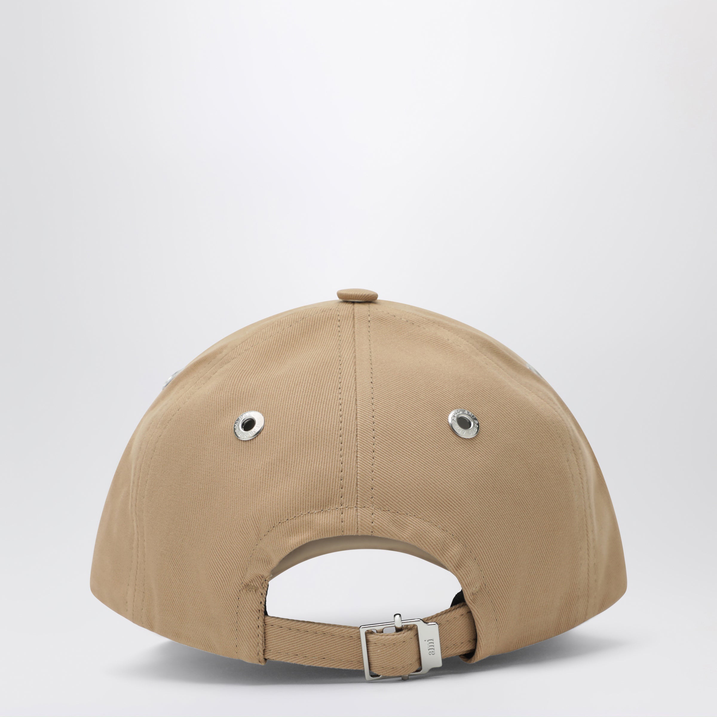Ami Paris Beige Ami De Coeur baseball cap | TheDoubleF