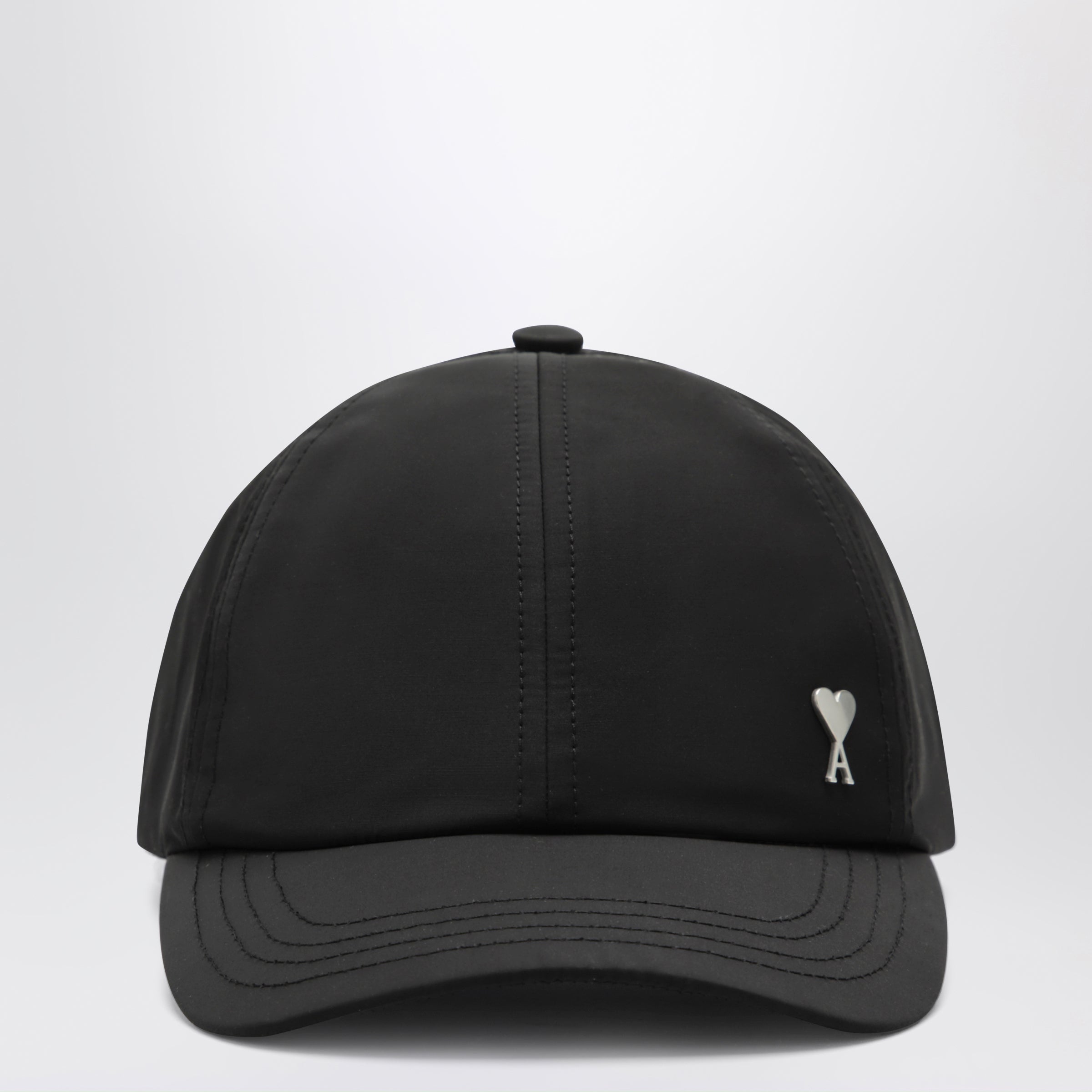 Ami Paris Black Ami de Coeur baseball cap | TheDoubleF